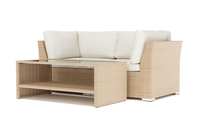 Wisconsin udendørs lige 2-personers sofa - Beige - Have - Udendørs miljø - Altan & terrasse - Altanmøbler