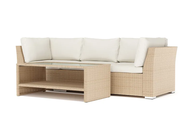 Wisconsin udendørs lige 3-personers sofa - Beige - Have - Udendørs miljø - Altan & terrasse - Altanmøbler