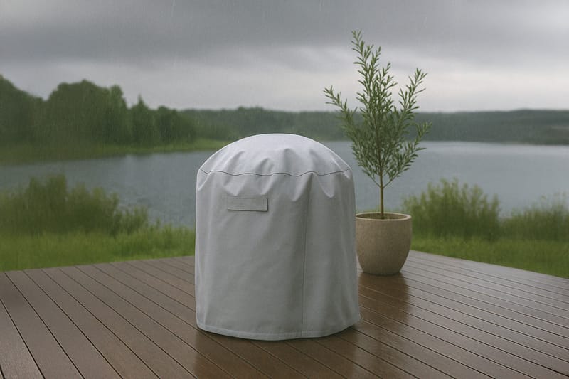 Klas Grillovertræk 90x90 cm - Grå - Havemøbler - Pudeopbevaring & havemøbelovertræk - Betræk havemøbler
