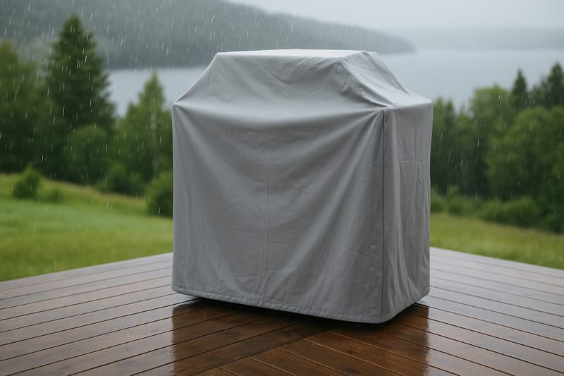 Klas Grillovertræk 150x100x70 cm - Grå - Havemøbler - Pudeopbevaring & havemøbelovertræk - Betræk havemøbler