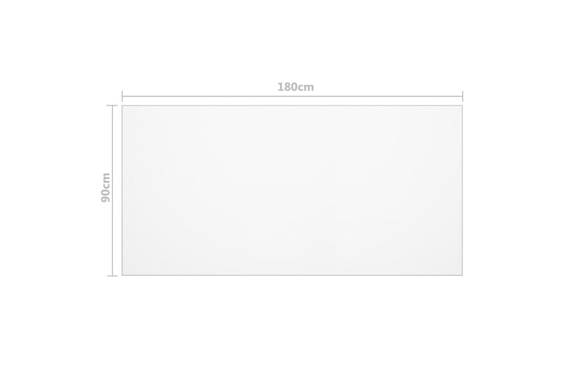 Bordbeskytter 180X90 cm 2 mm Pvc Transparent - Havemøbler - Pudeopbevaring & havemøbelovertræk - Betræk havemøbler