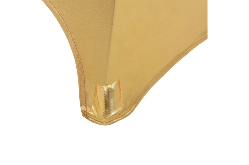 borddug 2 stk. stræk 60 cm guldfarvet - Guld - Betræk havemøbler