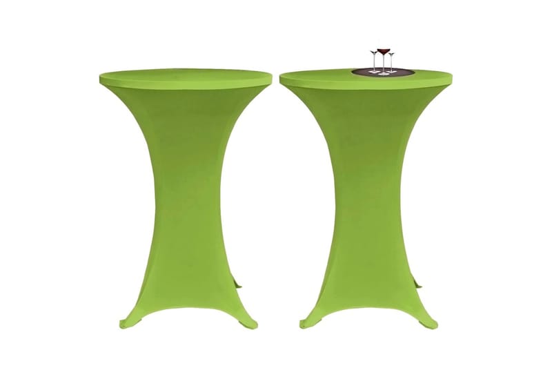 Bordovertræk i stretch 4 stk. 70 cm grøn - Grøn - Betræk havemøbler