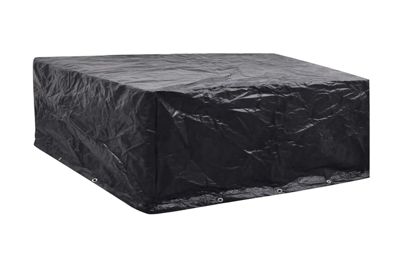 Havemøbelovertræk 10 Snørehuller 260 X 260 X 90 Cm - Sort - Havemøbler - Pudeopbevaring & havemøbelovertræk - Betræk havemøbler