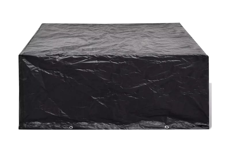 Havemøbelovertræk 10 Snørehuller 260 X 260 X 90 Cm - Sort - Havemøbler - Pudeopbevaring & havemøbelovertræk - Betræk havemøbler