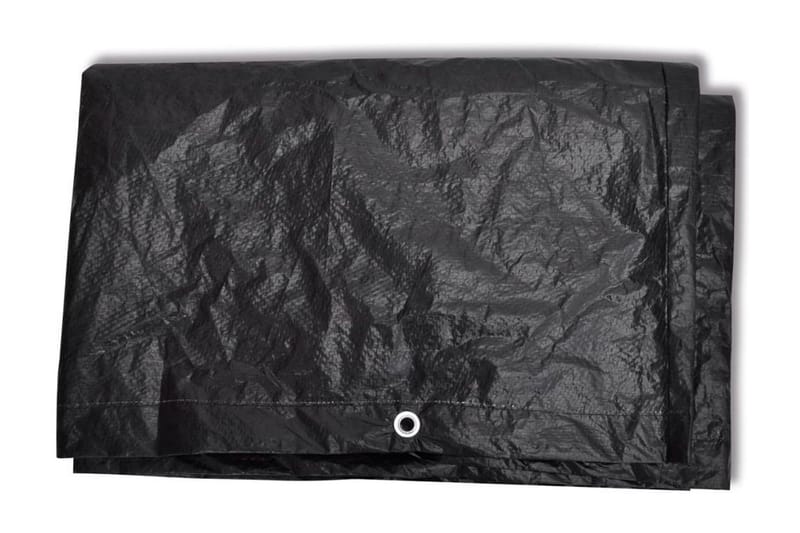 Havemøbelovertræk 10 Snørehuller 260 X 260 X 90 Cm - Sort - Havemøbler - Pudeopbevaring & havemøbelovertræk - Betræk havemøbler