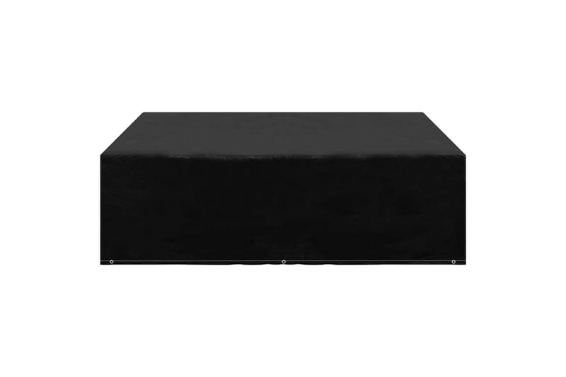 havemøbelovertræk 2 stk. 200x200x70 cm 8 snørehuller - Sort - Havemøbler - Pudeopbevaring & havemøbelovertræk - Betræk havemøbler