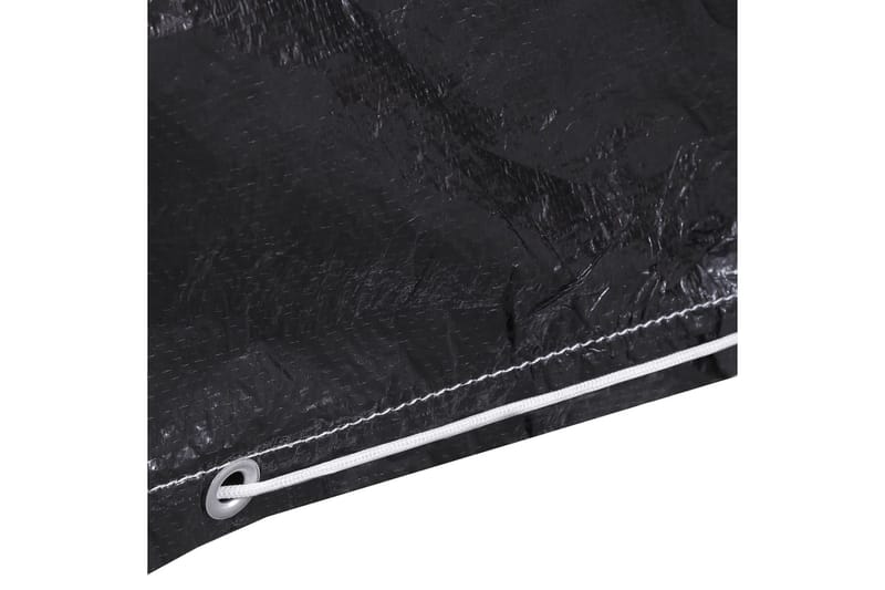havemøbelovertræk 2 stk. 250x250x70 cm 12 snørehuller - Sort - Havemøbler - Pudeopbevaring & havemøbelovertræk - Betræk havemøbler