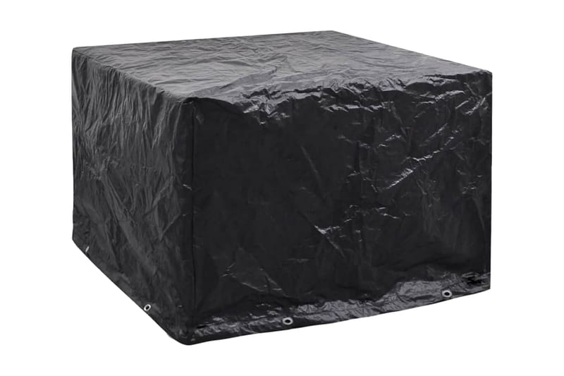 Havemøbelovertræk 8 Snørehuller 122 X 112 X 98 Cm - Sort - Havemøbler - Pudeopbevaring & havemøbelovertræk - Betræk havemøbler
