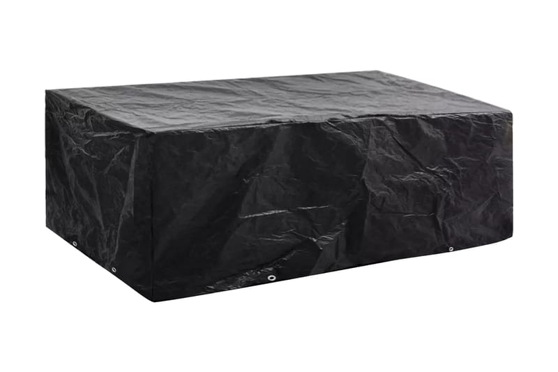 Havemøbelovertræk 8 Snørehuller 200 X 160 X 70 Cm - Sort - Havemøbler - Pudeopbevaring & havemøbelovertræk - Betræk havemøbler