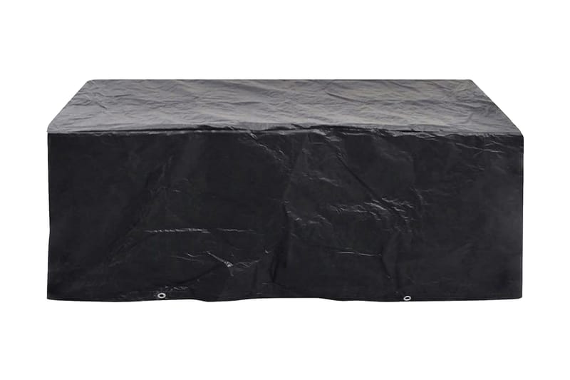 Havemøbelovertræk 8 Snørehuller 200 X 160 X 70 Cm - Sort - Havemøbler - Pudeopbevaring & havemøbelovertræk - Betræk havemøbler