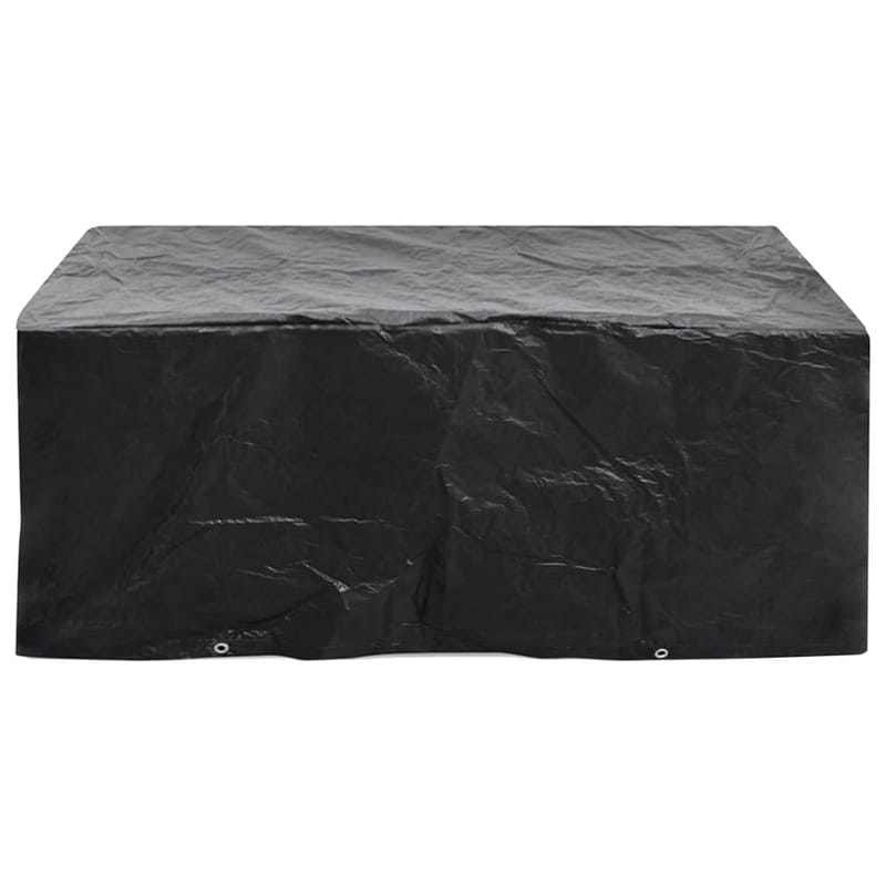 Havemøbelovertræk 8 Snørehuller 242 X 162 X 100 Cm - Sort - Havemøbler - Pudeopbevaring & havemøbelovertræk - Betræk havemøbler