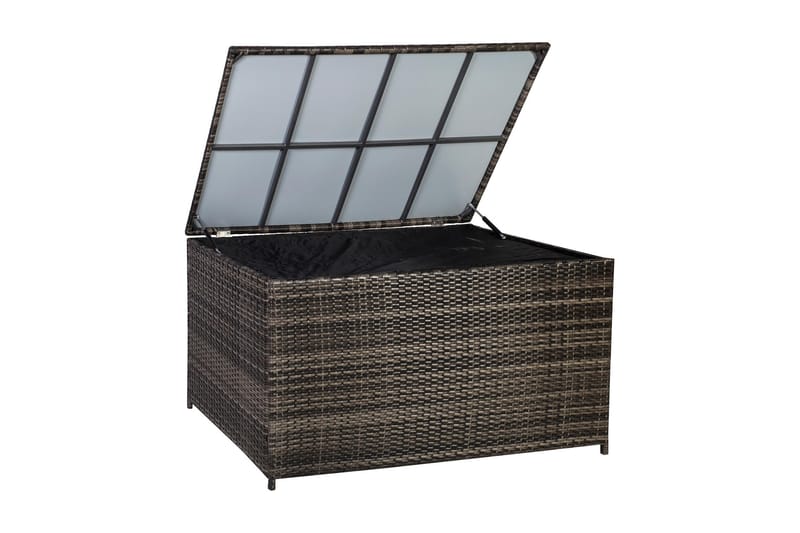 Hyndeboks WICKER 140x80x65cm - Havemøbler - Pudeopbevaring & havemøbelovertræk - Betræk havemøbler
