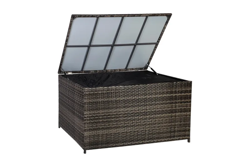 Hyndeboks WICKER 140x80x65cm - Havemøbler - Pudeopbevaring & havemøbelovertræk - Hyndeboks