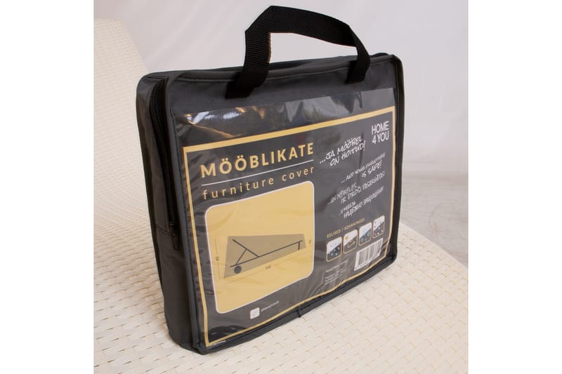 Møbelbeskyttelse 200x65x40 cm Vejrbestandig - Havemøbler - Pudeopbevaring & havemøbelovertræk - Betræk havemøbler