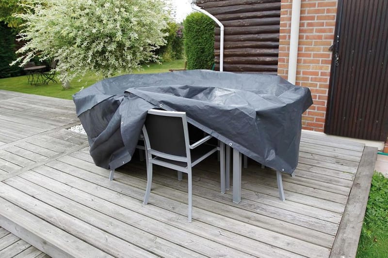 Nature havemøbelovertræk til firkantet borde 325x205x90 cm - Sort - Havemøbler - Pudeopbevaring & havemøbelovertræk - Betræk havemøbler