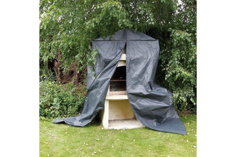 Nature havemøbelovertræk til stenovn/grill 253x128x80 cm - Sort - Havemøbler - Pudeopbevaring & havemøbelovertræk - Betræk havemøbler