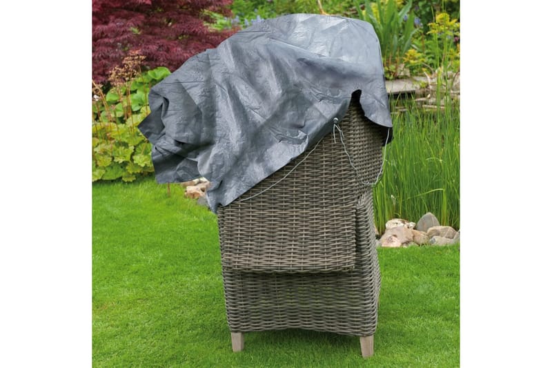 Nature havemøbelovertræk til to stablede stole 140x75x70 cm - Grå - Havemøbler - Pudeopbevaring & havemøbelovertræk - Betræk havemøbler