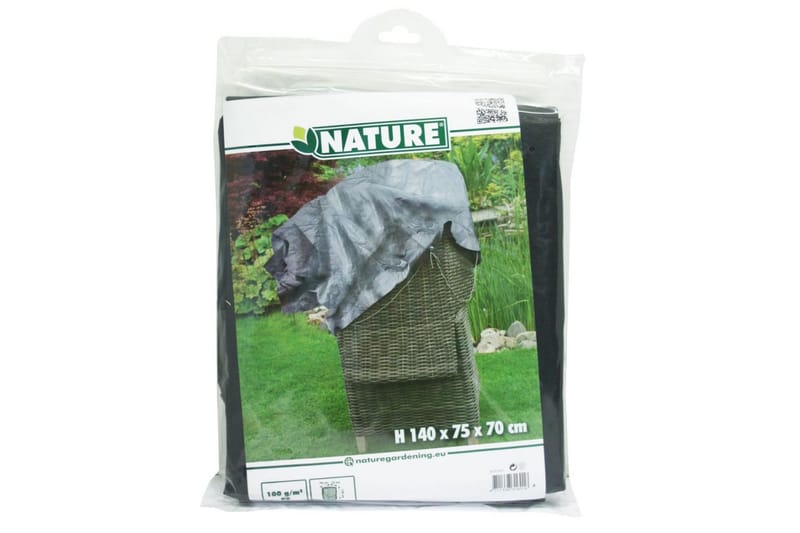 Nature havemøbelovertræk til to stablede stole 140x75x70 cm - Grå - Havemøbler - Pudeopbevaring & havemøbelovertræk - Betræk havemøbler