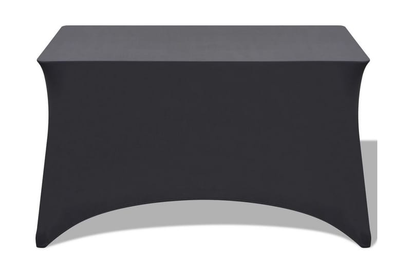stræk bordbetræk 2 stk. 120 x 60,5 x 74 cm antracitgrå - Grå - Betræk havemøbler