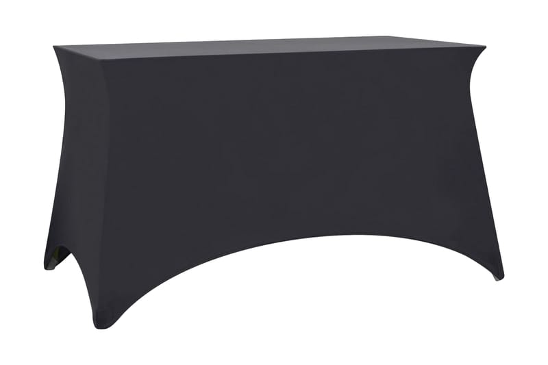 stræk-bordbetræk 2 styk 183x76x74 cm antracitgrå - Grå - Havemøbler - Pudeopbevaring & havemøbelovertræk - Betræk havemøbler