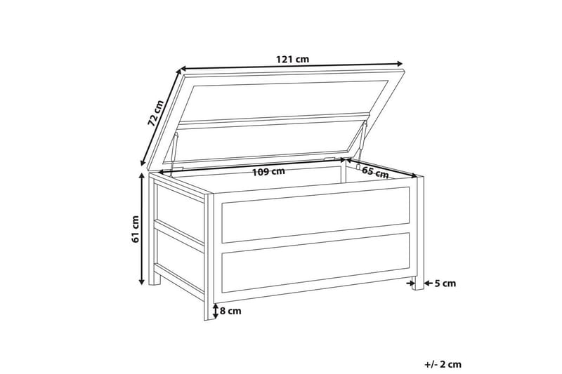 Boks Acate - Havemøbler - Pudeopbevaring & havemøbelovertræk - Hyndeboks