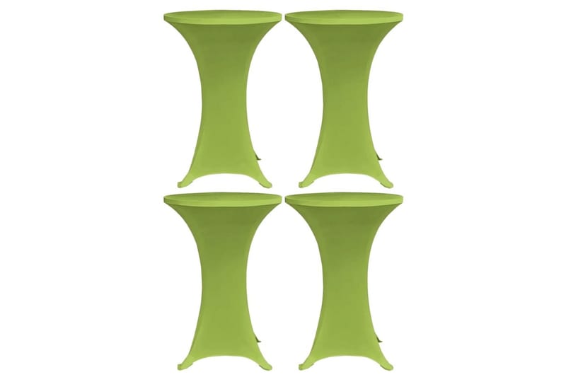 Bordovertræk i stretch 4 stk. 60 cm grøn - Grøn - Betræk havem�øbler