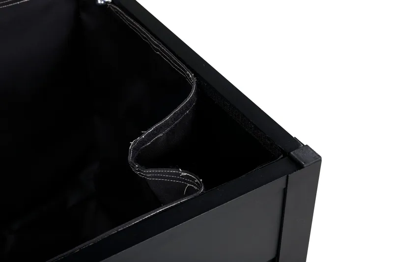 Elsa Hyndeboks 130x60 cm - Sort - Havemøbler - Pudeopbevaring & havemøbelovertræk - Hyndeboks