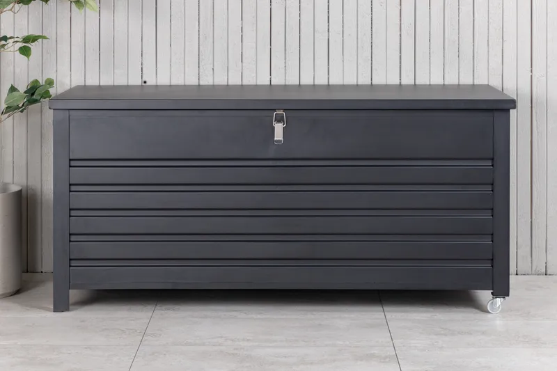 Elsa Hyndeboks 130x60 cm - Sort - Havemøbler - Pudeopbevaring & havemøbelovertræk - Hyndeboks