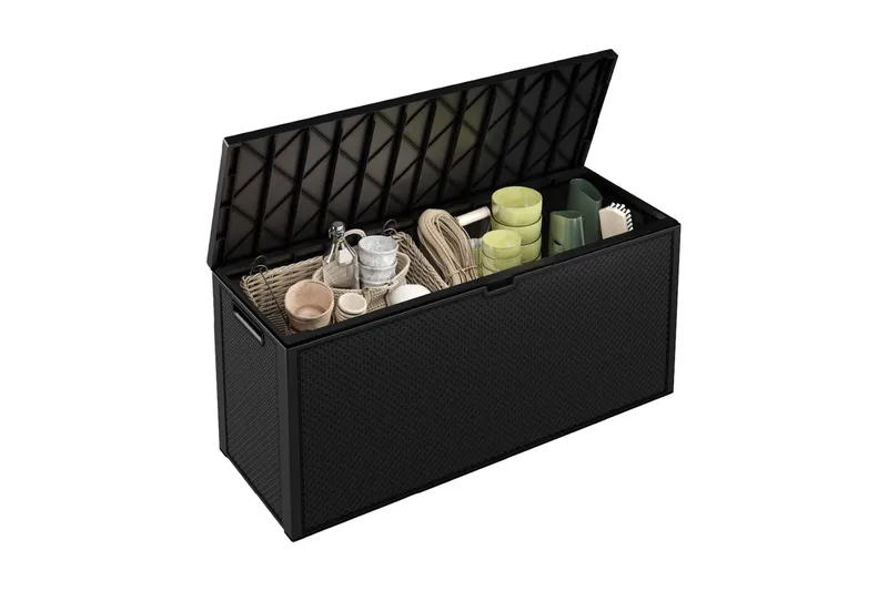 Emila Hyndeboks - Antracit - Havemøbler - Pudeopbevaring & havemøbelovertræk - Hyndeboks
