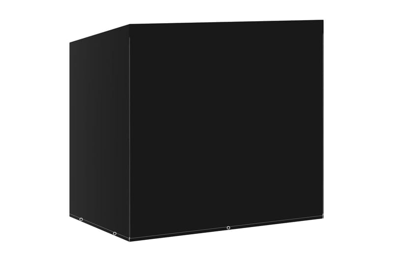 overtræk til gyngebænk 2 stk. 185x117x170 cm 6 snørehuller - Sort - Havemøbler - Pudeopbevaring & havemøbelovertræk - Hængesofacover