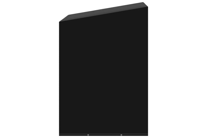 overtræk til gyngebænk 2 stk. 185x117x170 cm 6 snørehuller - Sort - Havemøbler - Pudeopbevaring & havemøbelovertræk - Hængesofacover