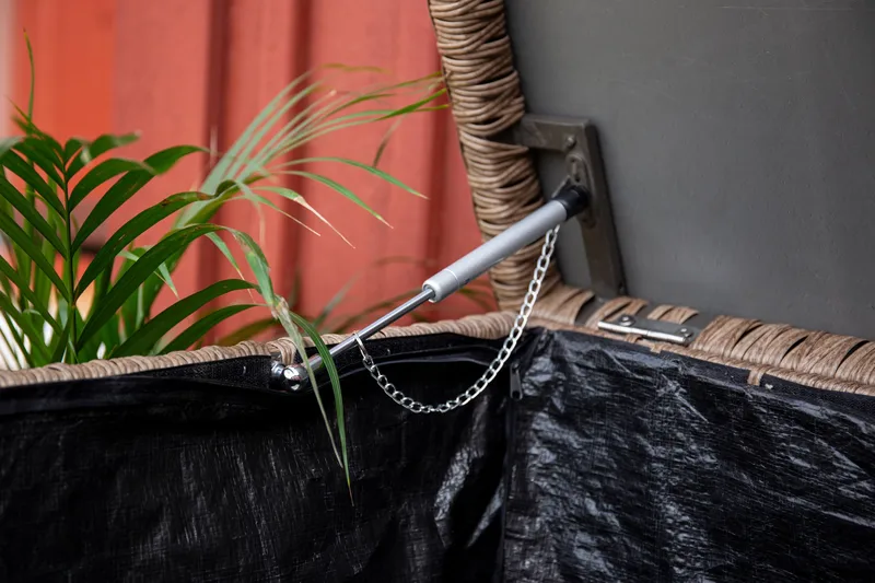 Amazon Hyndeboks 150x90x100.5 - Natur - Havemøbler - Pudeopbevaring & havemøbelovertræk - Hyndeboks