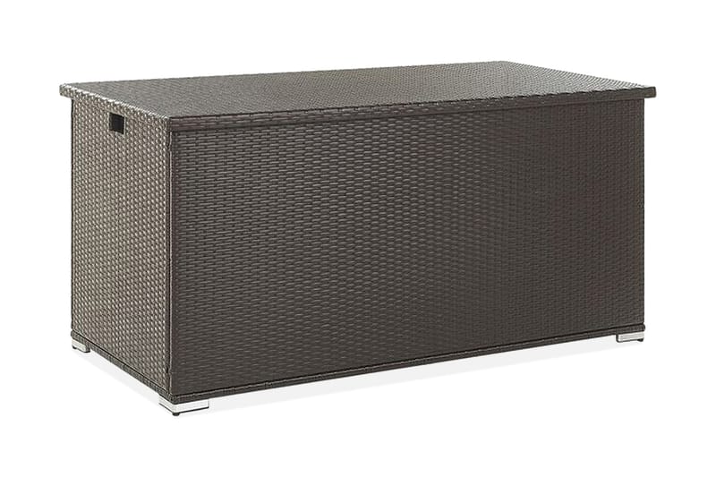 Cebrosa Hyndeboks 155x75 cm - Brun/Polyrattan - Havemøbler - Pudeopbevaring & havemøbelovertræk - Hyndeboks