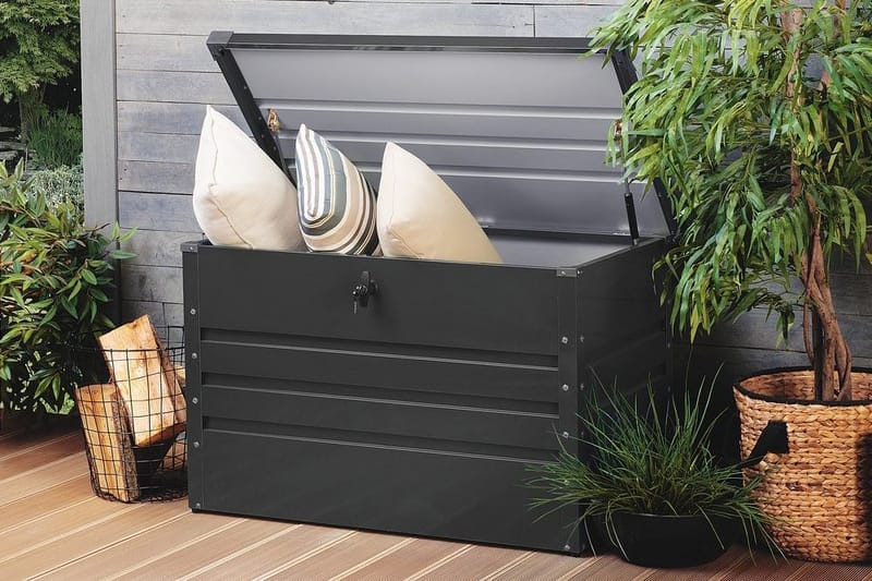 Cebrosa Hyndeboks 61 | 100 | 62 cm - Grå - Havemøbler - Pudeopbevaring & havemøbelovertræk - Hyndeboks