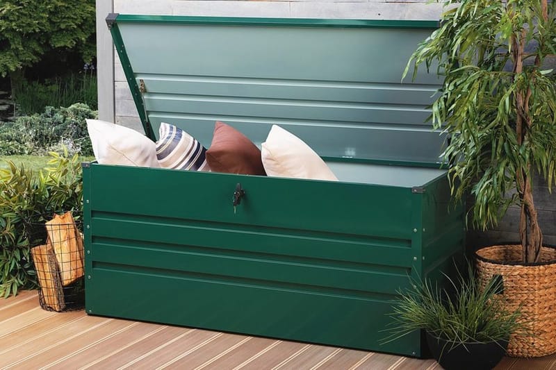 Cebrosa Hyndeboks 62 | 132 | 64 cm - Grøn - Havemøbler - Pudeopbevaring & havemøbelovertræk - Hyndeboks