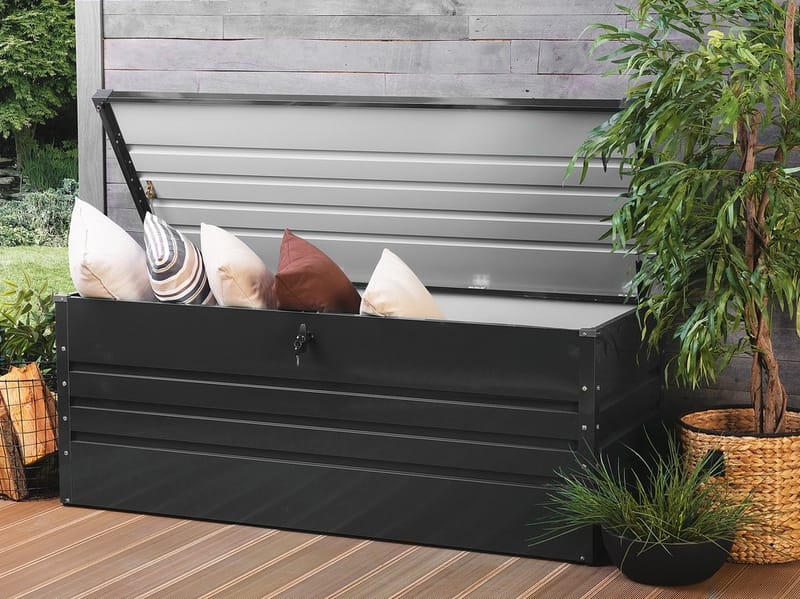 Cebrosa pudebox 165 cm - Grå - Havemøbler - Pudeopbevaring & havemøbelovertræk - Hyndeboks