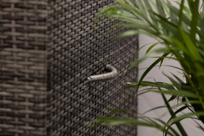 Gigant vandtæt hyndeboks XL til udendørs brug – Opbevaringskasse i polyrattan (B150xD90xH101 cm) - Grå - Havemøbler - Pudeopbevaring & havemøbelovertræk - Hyndeboks