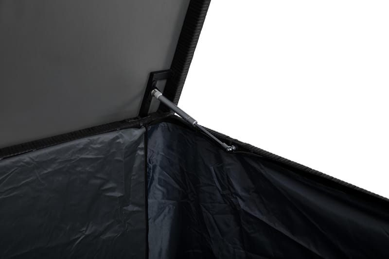 Gigant vandtæt hyndeboks XL til udendørs brug – Opbevaringskasse i polyrattan (B150xD90xH101 cm) - Sort - Havemøbler - Pudeopbevaring & havemøbelovertræk - Hyndeboks