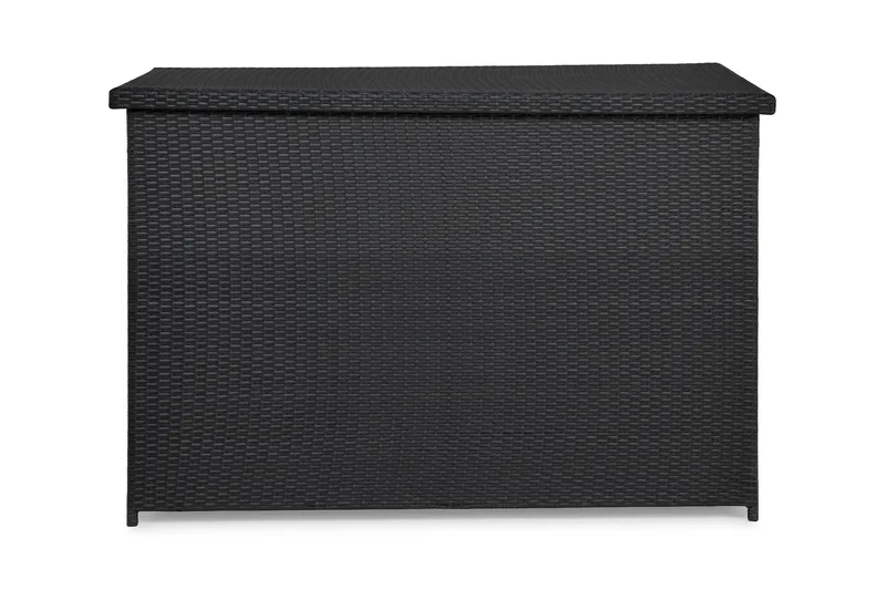 Gigant vandtæt hyndeboks XL til udendørs brug – Opbevaringskasse i polyrattan (B150xD90xH101 cm) - Sort - Havemøbler - Pudeopbevaring & havemøbelovertræk - Hyndeboks