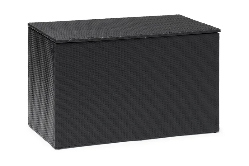 Hillerstorp Boston Hyndeboks XL 136x78 cm, Polyrattan/Grå/Sort