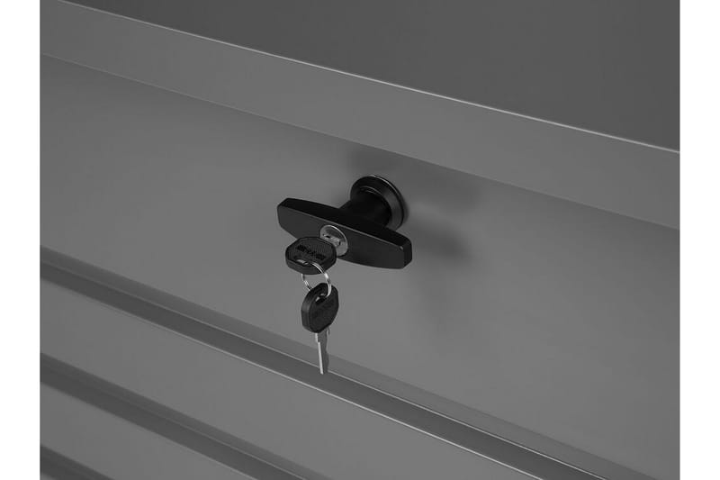 Hyndeboks 100 x 62 cm grå CEBROSA - Grå - Havemøbler - Pudeopbevaring & havemøbelovertræk - Hyndeboks