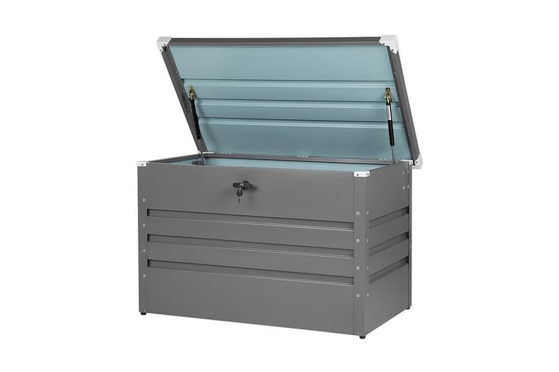 Hyndeboks 100 x 62 cm grå CEBROSA - Grå - Havemøbler - Pudeopbevaring & havemøbelovertræk - Hyndeboks