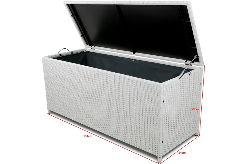 Hyndeboks 420 L - Hvid - Havemøbler - Pudeopbevaring & havemøbelovertræk - Hyndeboks