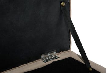 Michigan Dynbo | 42 | 72 | 40 cm - Brun - Møbler - Stole & lænestole - Taburet & skammel - Puf - Chesterfield puf