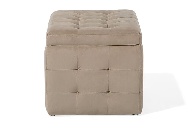 Michigan Dynbo | 42 | 72 | 40 cm - Brun - Møbler - Stole & lænestole - Taburet & skammel - Puf - Chesterfield puf