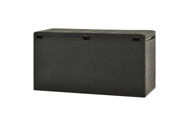 Opbevaringskasse Til Haven 114x47x60 cm Antracitgrå - Grå - Havemøbler - Pudeopbevaring & havemøbelovertræk - Hyndeboks