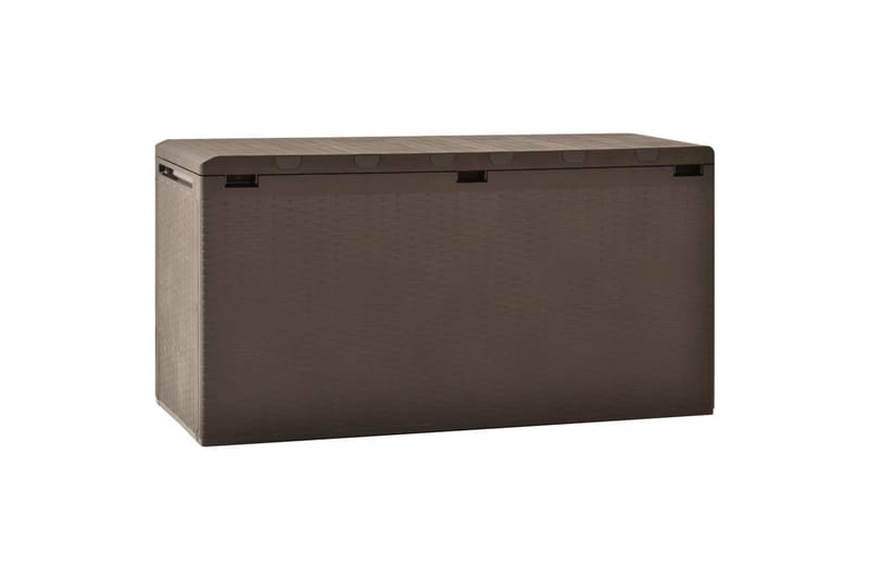 Opbevaringskasse Til Haven 114x47x60 cm Brun - Brun - Havemøbler - Pudeopbevaring & havemøbelovertræk - Hyndeboks