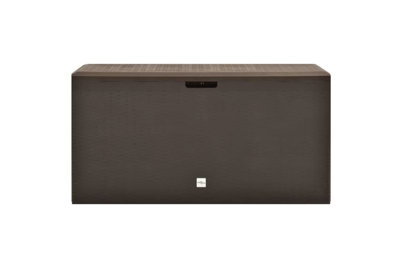 Opbevaringskasse Til Haven 114x47x60 cm Brun - Brun - Havemøbler - Pudeopbevaring & havemøbelovertræk - Hyndeboks