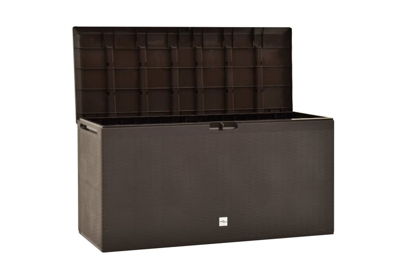 Opbevaringskasse Til Haven 114x47x60 cm Brun - Brun - Havemøbler - Pudeopbevaring & havemøbelovertræk - Hyndeboks